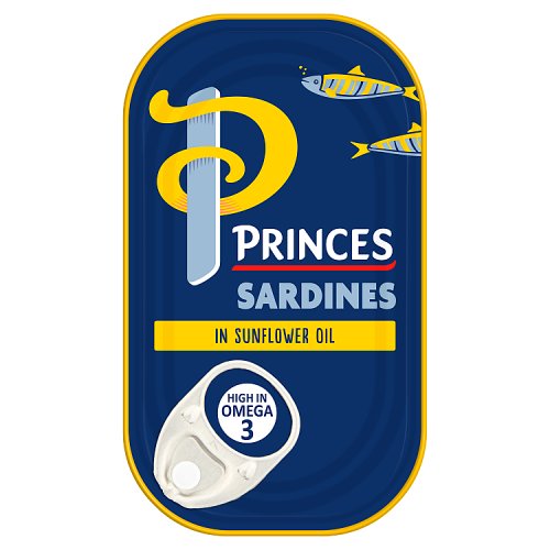PRINCES SARDINES IN SUNFLOWER OIL 120g Main image