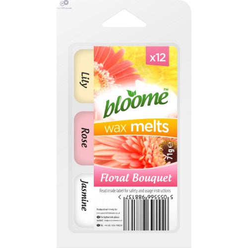 BLOOME WAX MELTS FLORAL BOUQUET 6 PACK