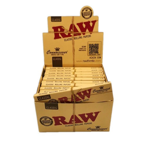 RAW CONNOISSEUR ORGANIC KING SIZE SLIM PAPER 24s Main image