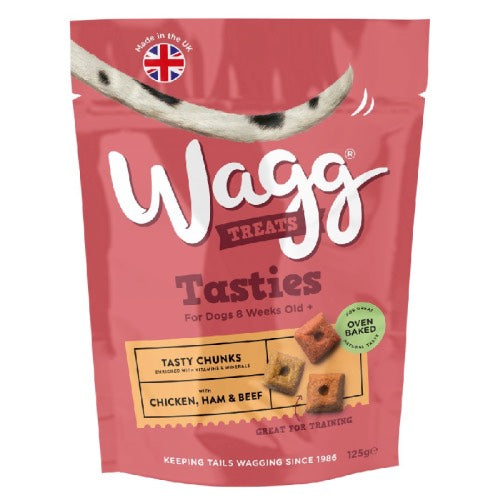WAGG TASTY CHUNKS TREATS 125g