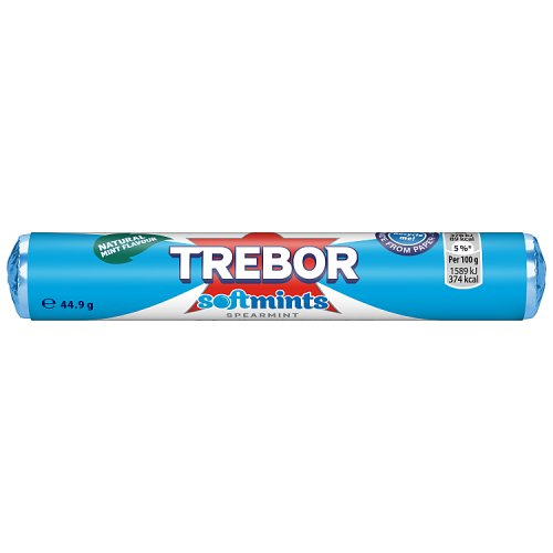TREBOR SOFTMINT SPEARMINT MINTS ROLL 44.9G 44.9G Main image
