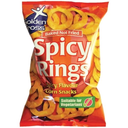 GOLDEN CROSS SPICY ONION RINGS 150g Main image