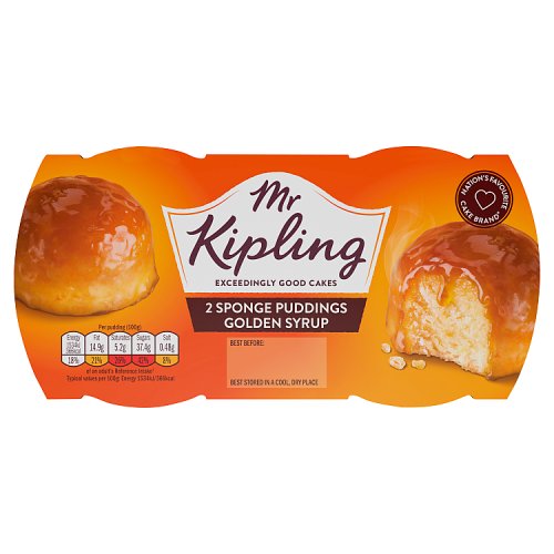 MR KIPLING GOLDEN SYRUP PUDDING [2 PACK] 2pk