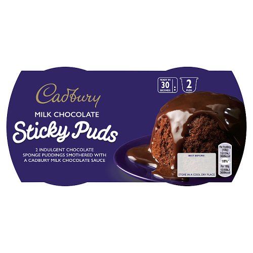 CADBURY CHOCOLATE PUDDING (2PACK) 108G