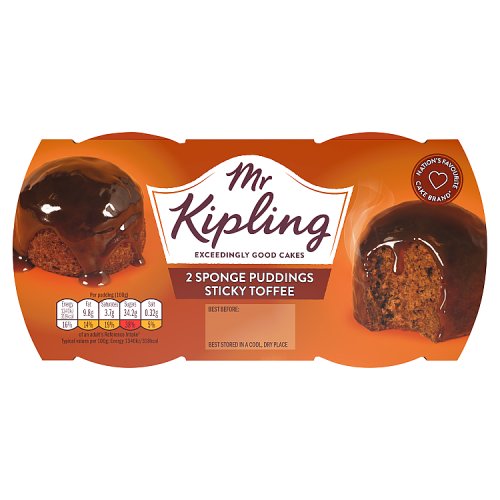 MR KIPLING STICKY TOFFEE PUDDING [2 PACK] 108G Main image