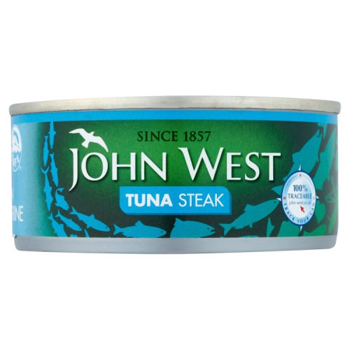 JOHN WEST TUNA STEAK IN BRINE 160g Main image