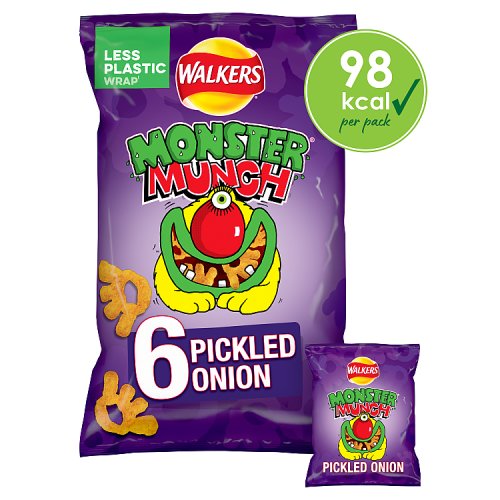 MONSTER MUNCH PICKLED ONION [6 PACK] 22g