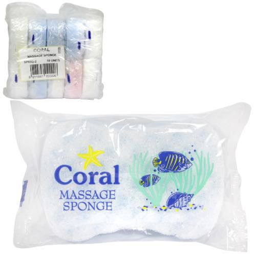CORAL MASSAGE SPONGE 10s 10s