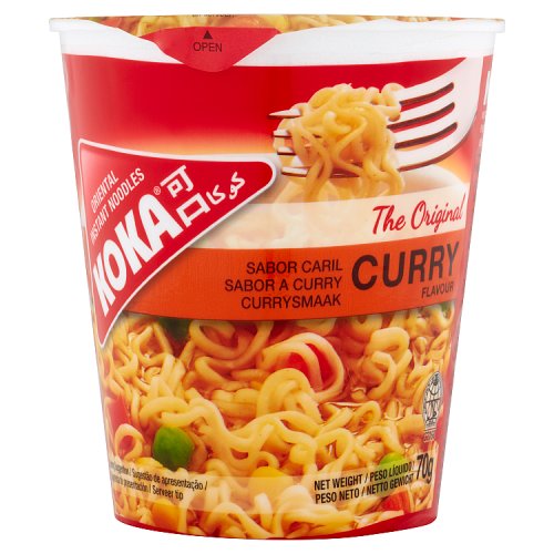 KOKA NOODLES CURRY CUPS 70g