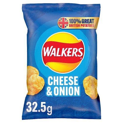 WALKERS CHEESE & ONION 32.5g