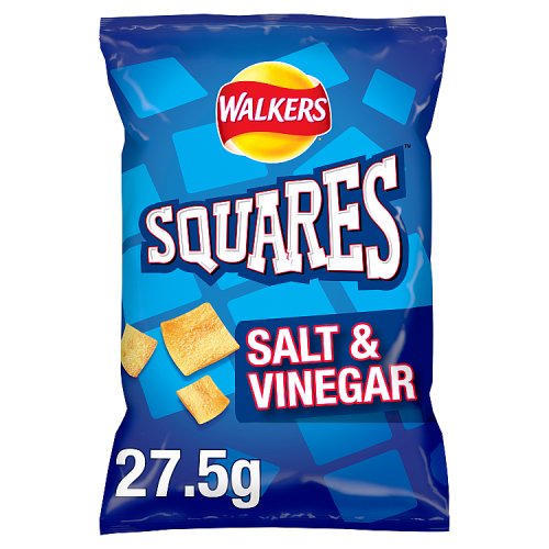 WALKERS SQUARES SALT & VINEGAR 27.5g Main image