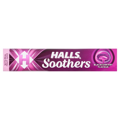 HALL SOOTHERS BLACKCURRANT JUICE SWEETS 45G 45g