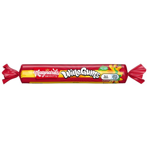 MAYNARD BASSETTS WINE GUMS SWEETS ROLL 52G 52g