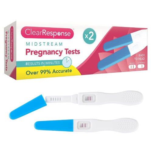 CLEAR RESPONSE MIDSTREAM PREGNANCY 2PACK Main image