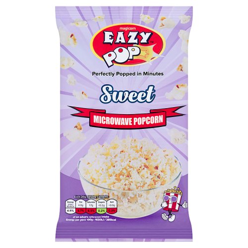 EAZYPOP SWEET POPCORN 85g Main image