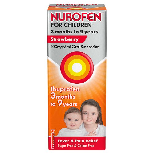 NUROFEN CHILDREN SYRINGE STRAWBERRY 100ML