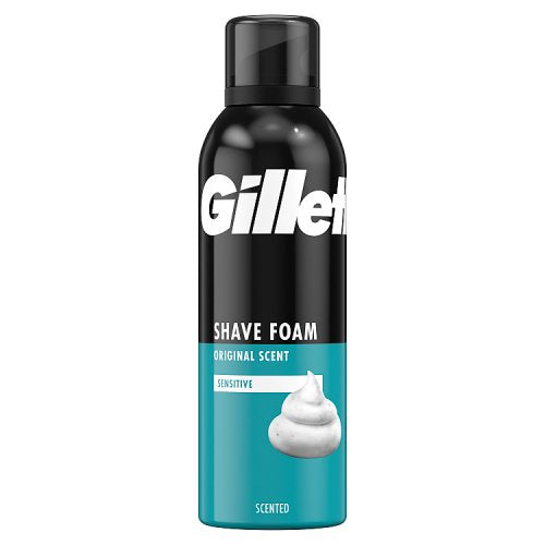 GILLETTE SHAVE FOAM SENSITIVE 200ML
