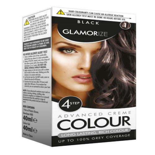 GLAMORIZE BLACK HAIR DYE NO. 1 1s Main image
