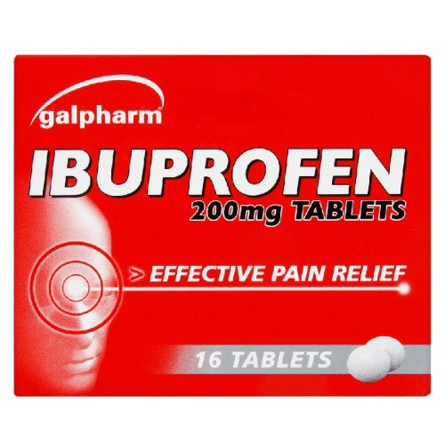 GALPHARM IBUPROFEN TABLETS 16S Main image