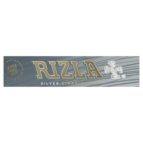 RIZLA KINGSIZE SLIM SILVER PAPERS 50s