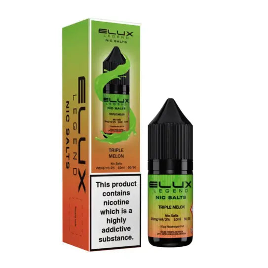Elux Nicotine Salt Triple Melon 10ml 10 Pack - 10mg Main image