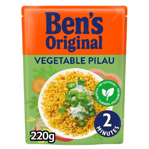 UNCLE BENS VEG PILAU EXPRESS RICE 220g Main image