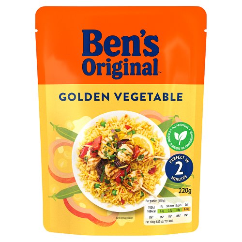 UNCLE BENS GOLDEN VEGETABLE EXPRESS RICE 220g
