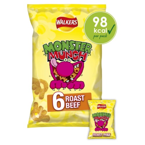 MONSTER MUNCH ROAST BEEF [6 PACK] 25g Main image