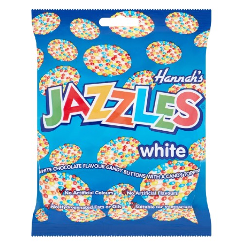 HANNAHS WHITE JAZZLES 140g Main image