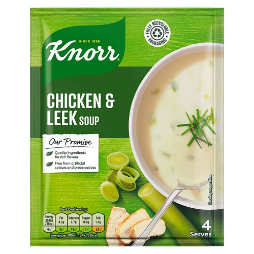 KNORR 1.5PT CHICKEN & LEEK SOUP 60G Main image