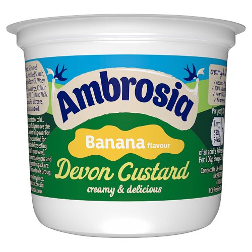 AMBROSIA CUSTARD POT BANANA 150G Main image