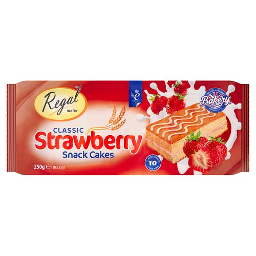 REGAL CLASSIC STRAWBERRY SNACK CAKES 250g Main image