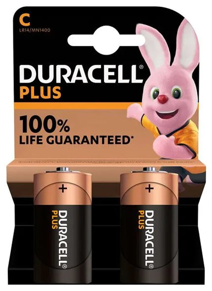 DURACELL SIZE C PLUS POWER +100%  - 2 PACK (10) Main image