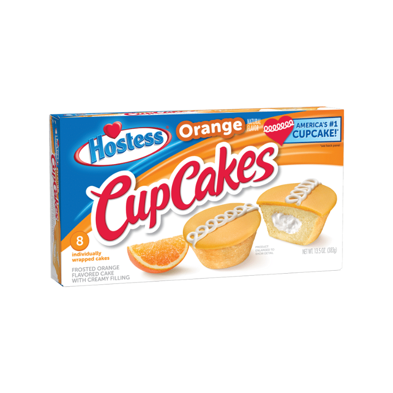 Hostess Cupcake Orange 383g 8 Pack Main image