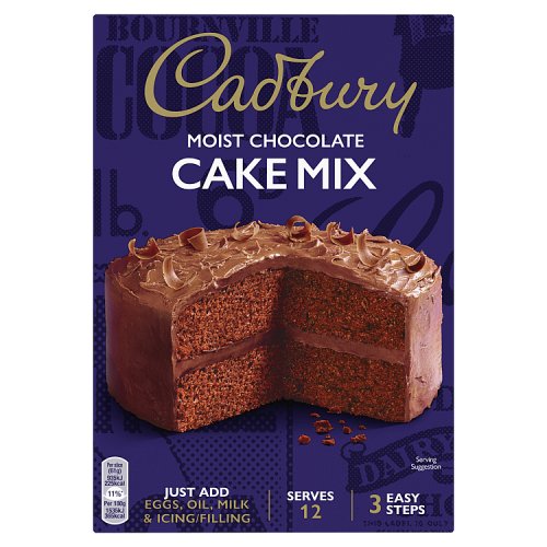 CADBURY CHOCOLATE SPONGE MIX 400g