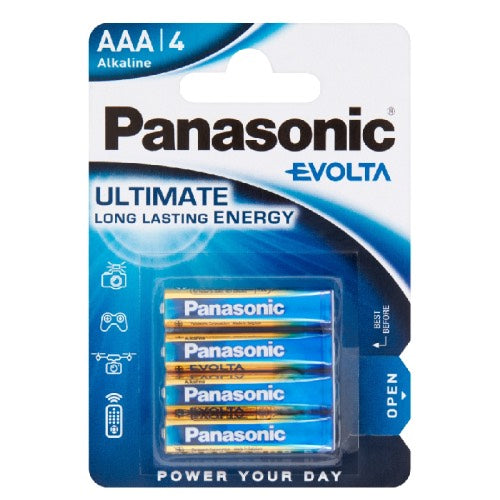 PANASONIC ALKALINE AAA BATTERY 4S