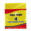 SUPER BRIGHT LARGE SPONGE CLOTHS 4 PACK