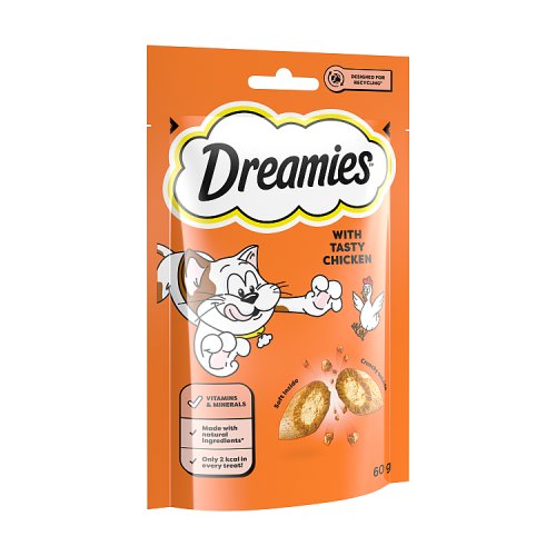 DREAMIES CAT TREATS WITH CHICKEN 60G