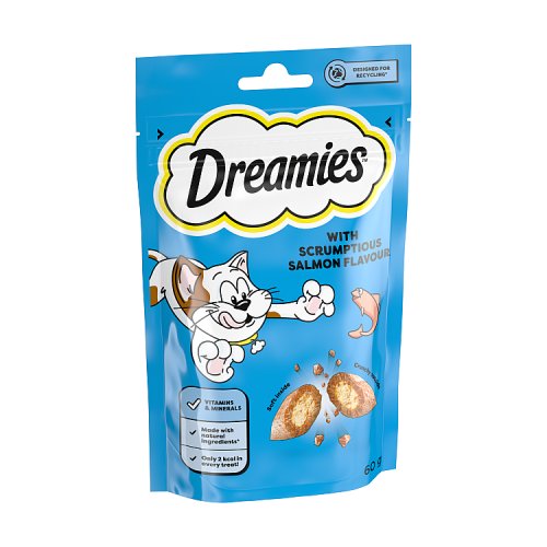 DREAMIES CAT TREATS WITH SALMON 60G