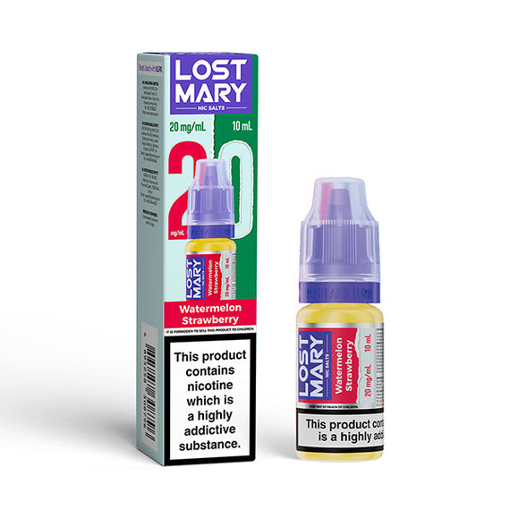 LOST MARY NIC SALTS 10mg WATERMELON STRAWBERRY (10) Main image