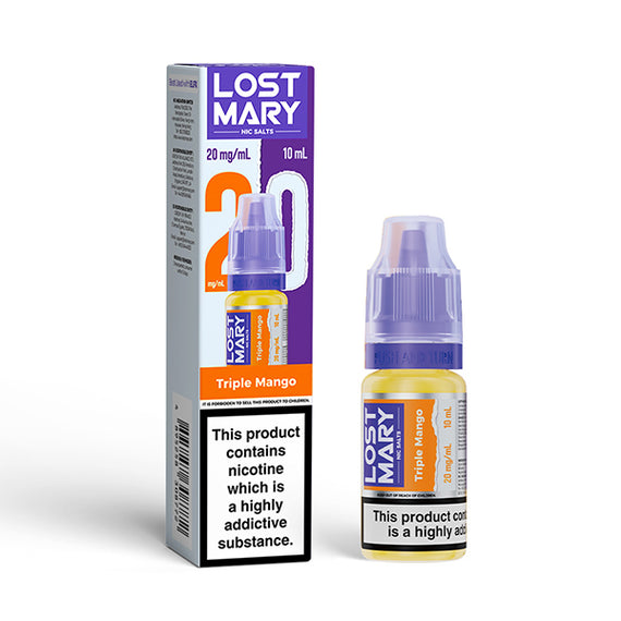 LOST MARY NIC SALTS 10mg TRIPLE MANGO (10) Main image