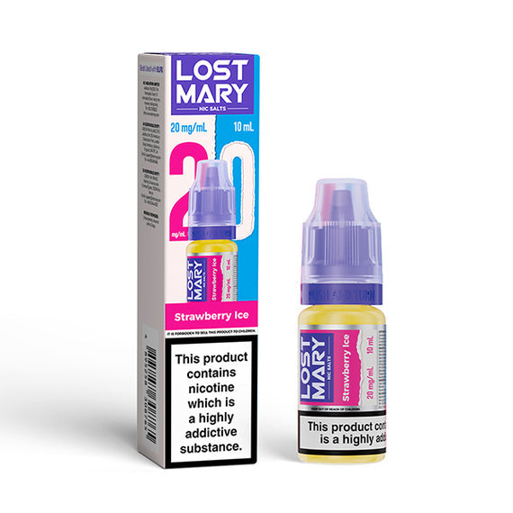 LOST MARY NIC SALTS 10mg STRAWBERRY ICE (10) Main image