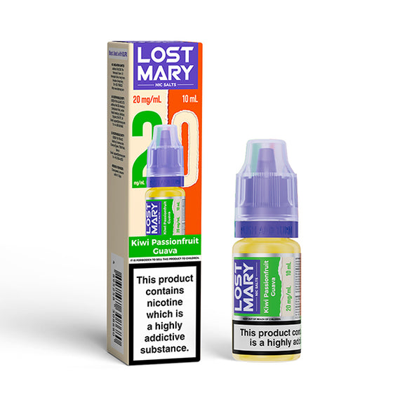 LOST MARY NIC SALTS 10mg KIWI PASSIONFRUIT GUAVA (10) Main image