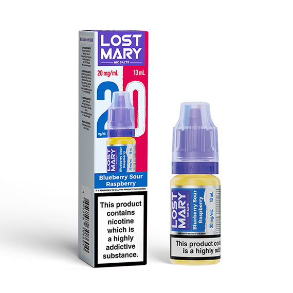 LOST MARY NIC SALTS 10mg BLUEBERRY SOUR RASPBERRY (10) Main image
