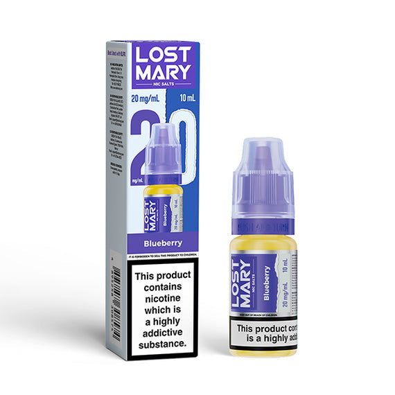 LOST MARY NIC SALTS 10mg BLUEBERRY (10) Main image