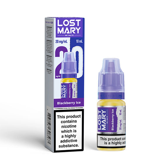 LOST MARY NIC SALTS 10mg BLACKBERRY ICE (10) Main image