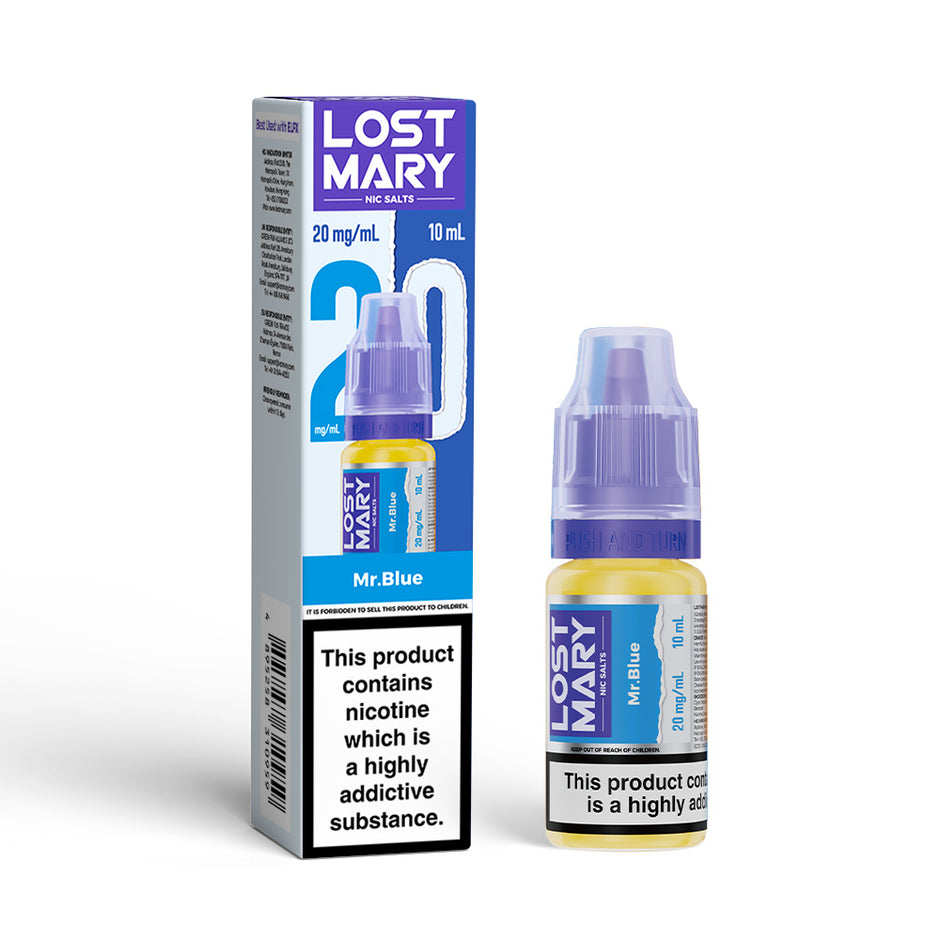 LOST MARY NIC SALTS 10mg MR BLUE (10) Main image