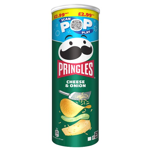PRINGLES CHEESE & ONION £2.99 165g Main image
