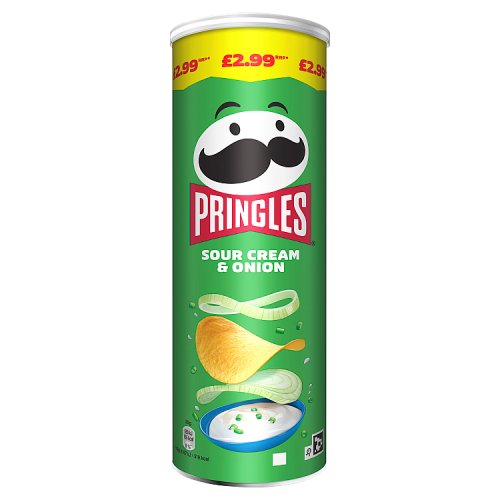 PRINGLES SOUR & CREAM £2.99 165g