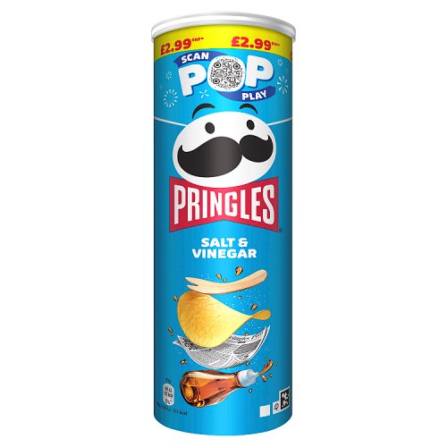 PRINGLES SALT & VINEGAR £2.99 165g Main image